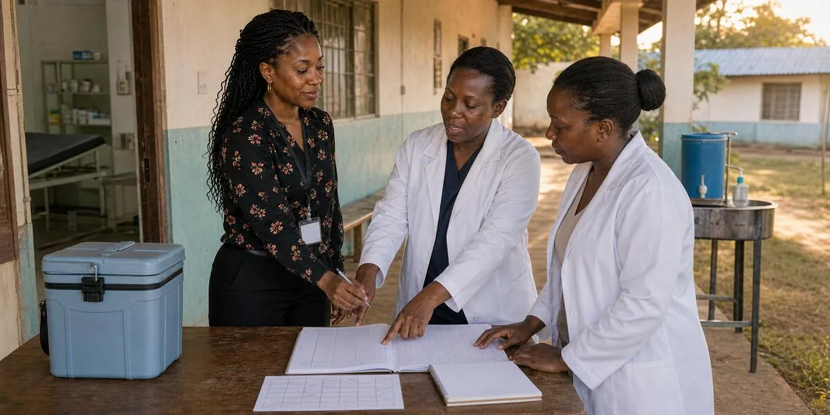 Esther Nansubuga, from the clinic to vaccination policy